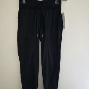 NEW-- Lululemon athletica Black Slim Drawstring Joggers